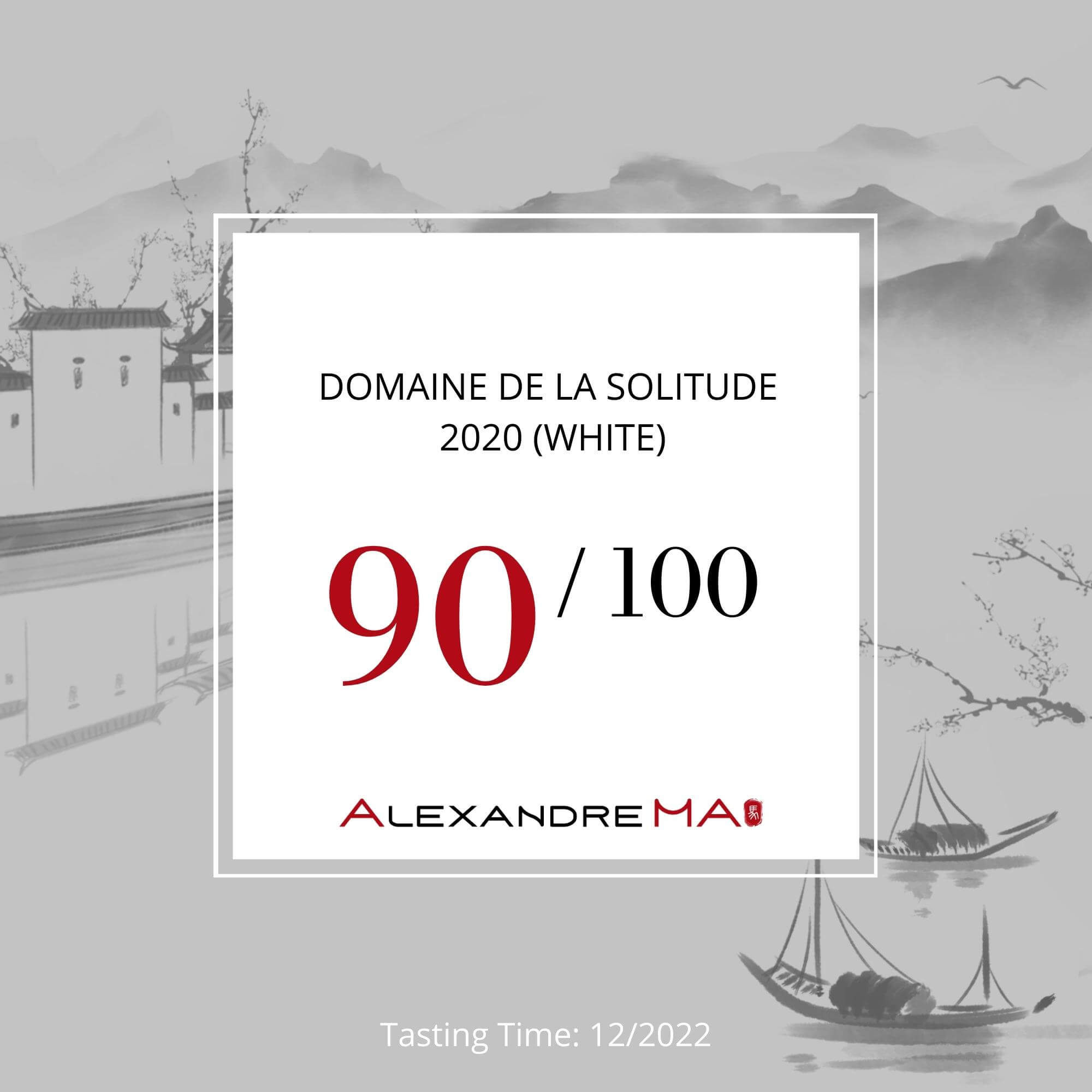 Domaine de la Solitude-2020-White - Alexandre Ma