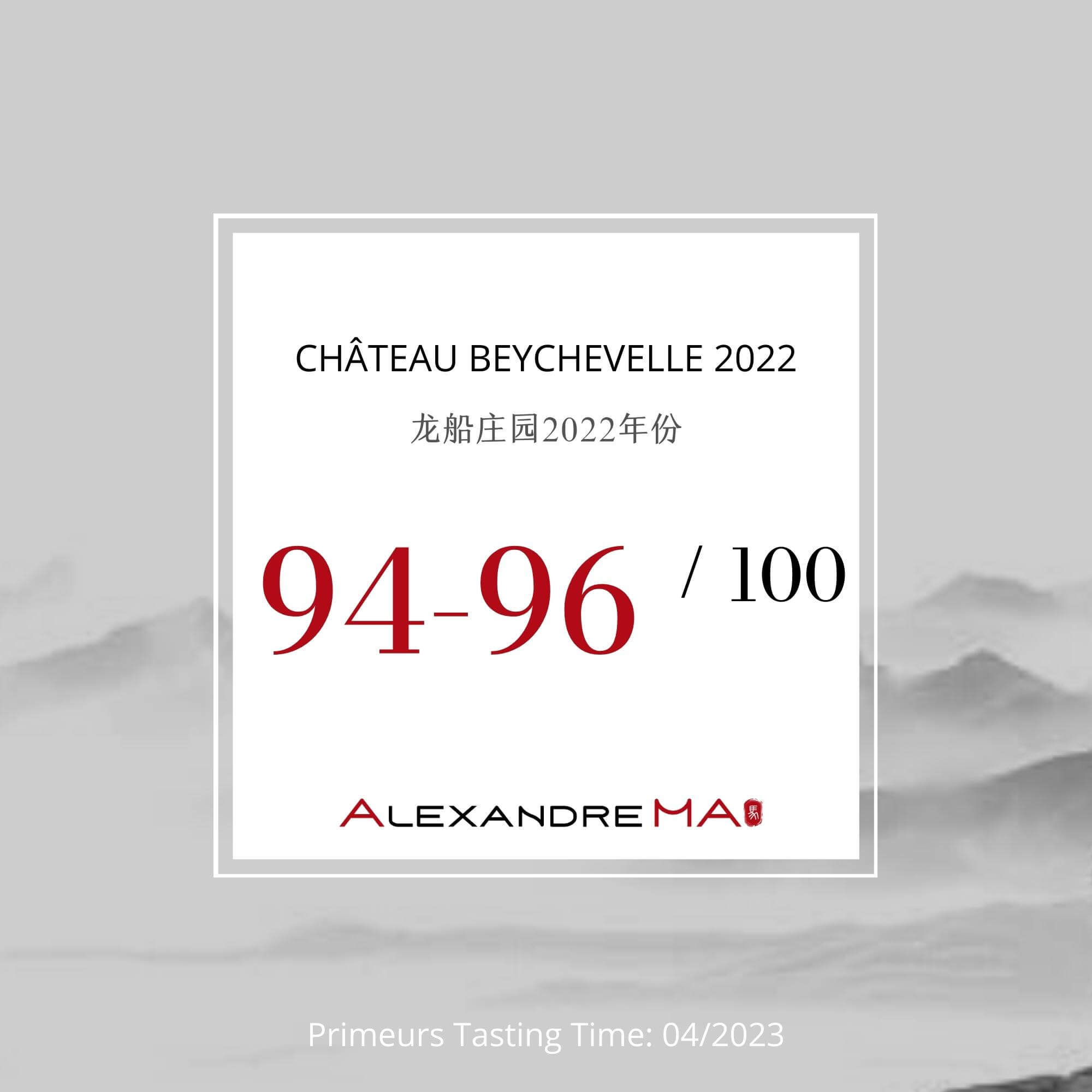 Château Beychevelle 2022 Primeurs - Alexandre MA