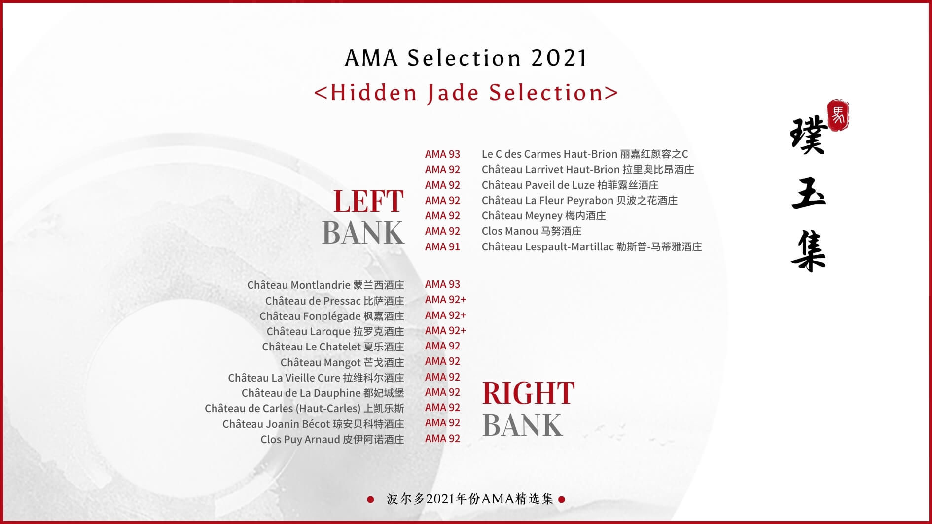 AMA Selection – 2021 Hidden Jade Selection-AMA精选集2021-璞玉集 - Alexandre Ma