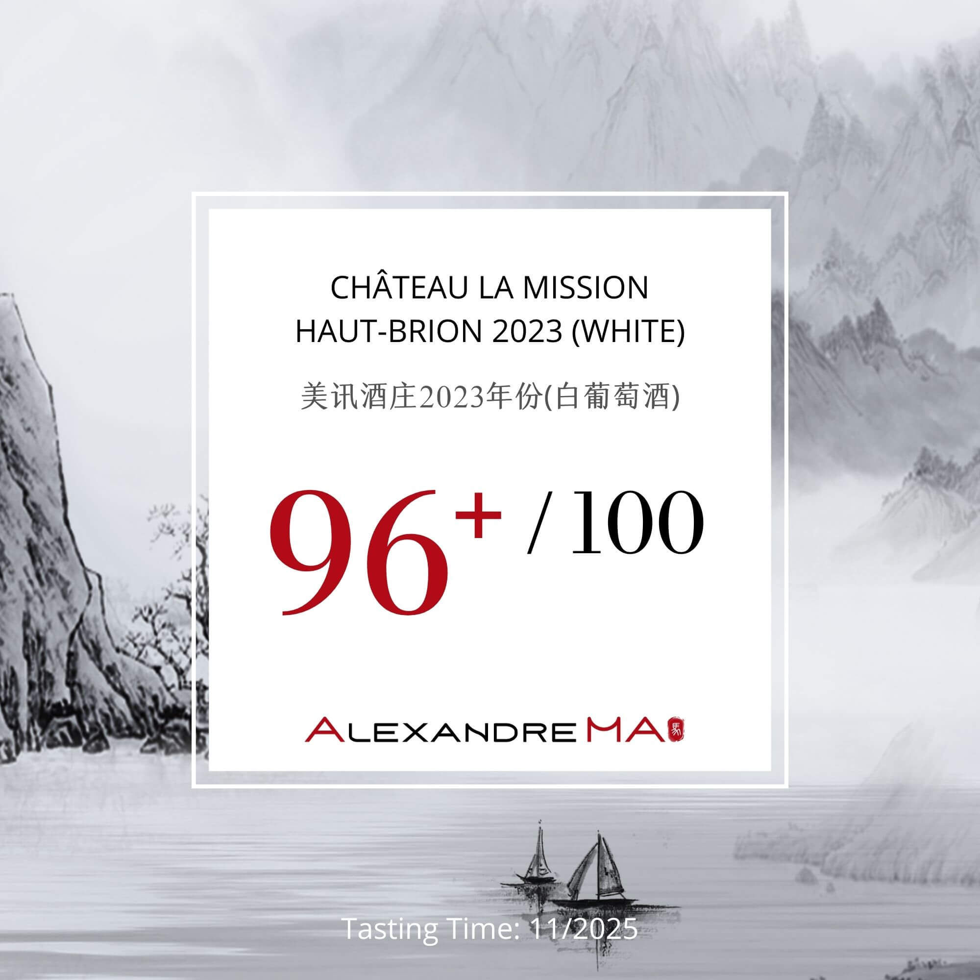 Château La Mission Haut-Brion 2023-White - Alexandre MA