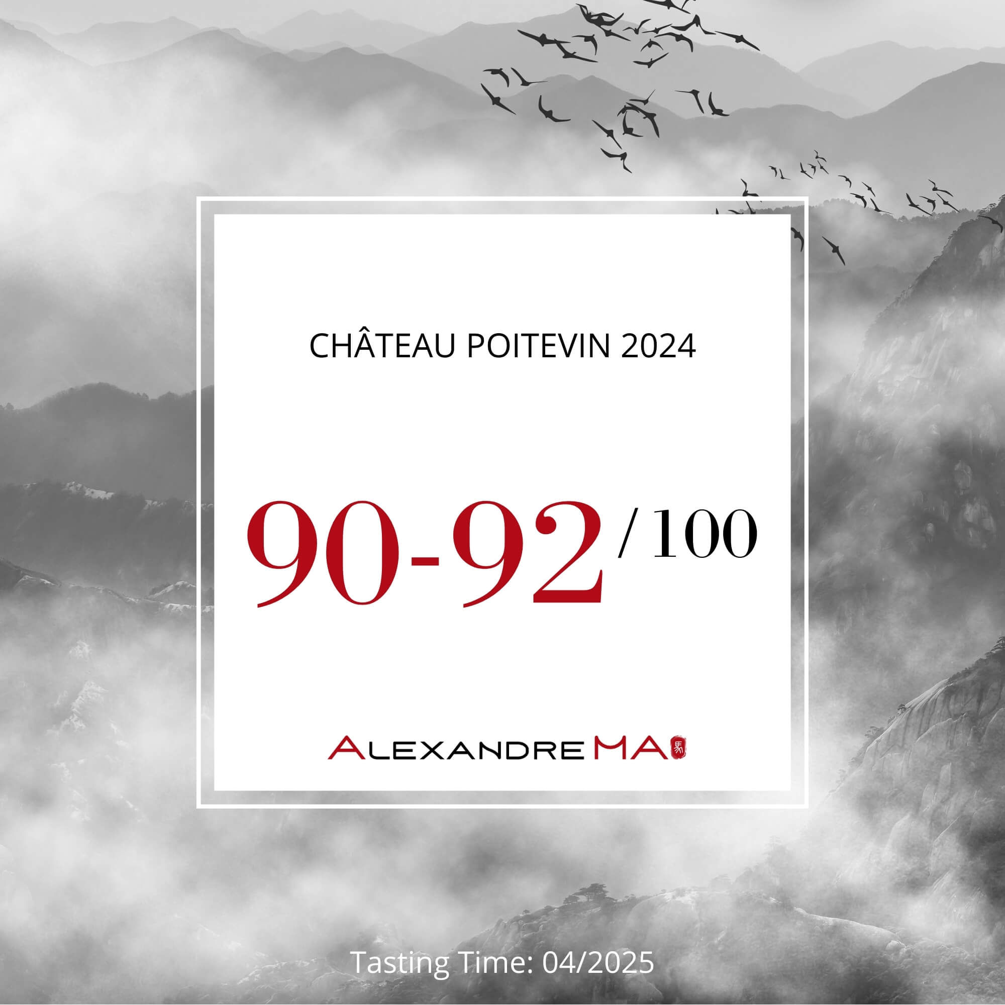 Château Poitevin 2024-White Primeurs - Alexandre MA