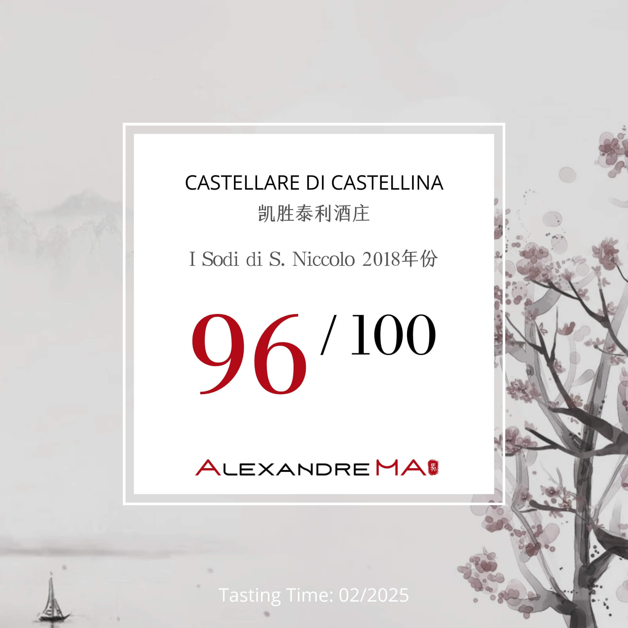 Castellare di Castellina-I Sodi di S. Niccolo 2018 - Alexandre MA