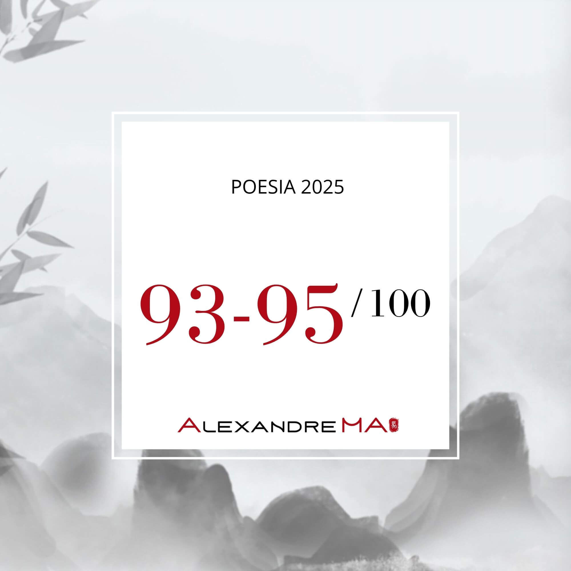 Poesia 2025 Primeurs - Alexandre MA