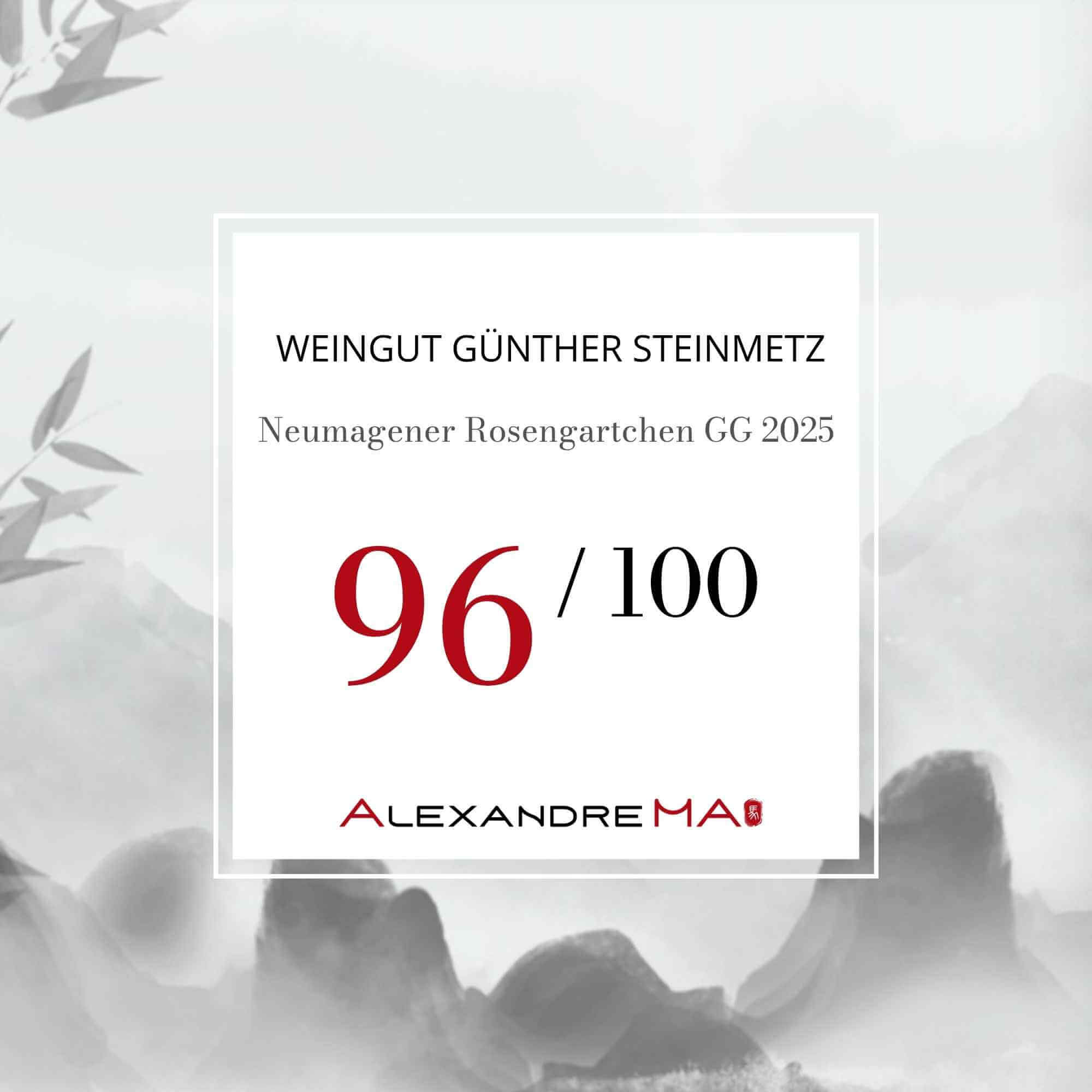 Weingut Günther Steinmetz-Neumagener Rosengartchen GG 2025 - Alexandre Ma
