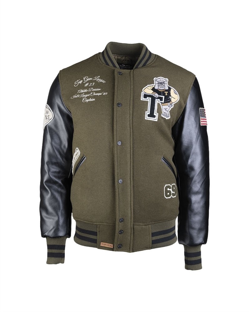 BASEBALL JACKE TOP GUN ′LEAGUE′ OLIV/SCHWARZ-https://ik.imagekit.io/alkinsecurity/products/10361001_hoFjlf7ahBI.jpg