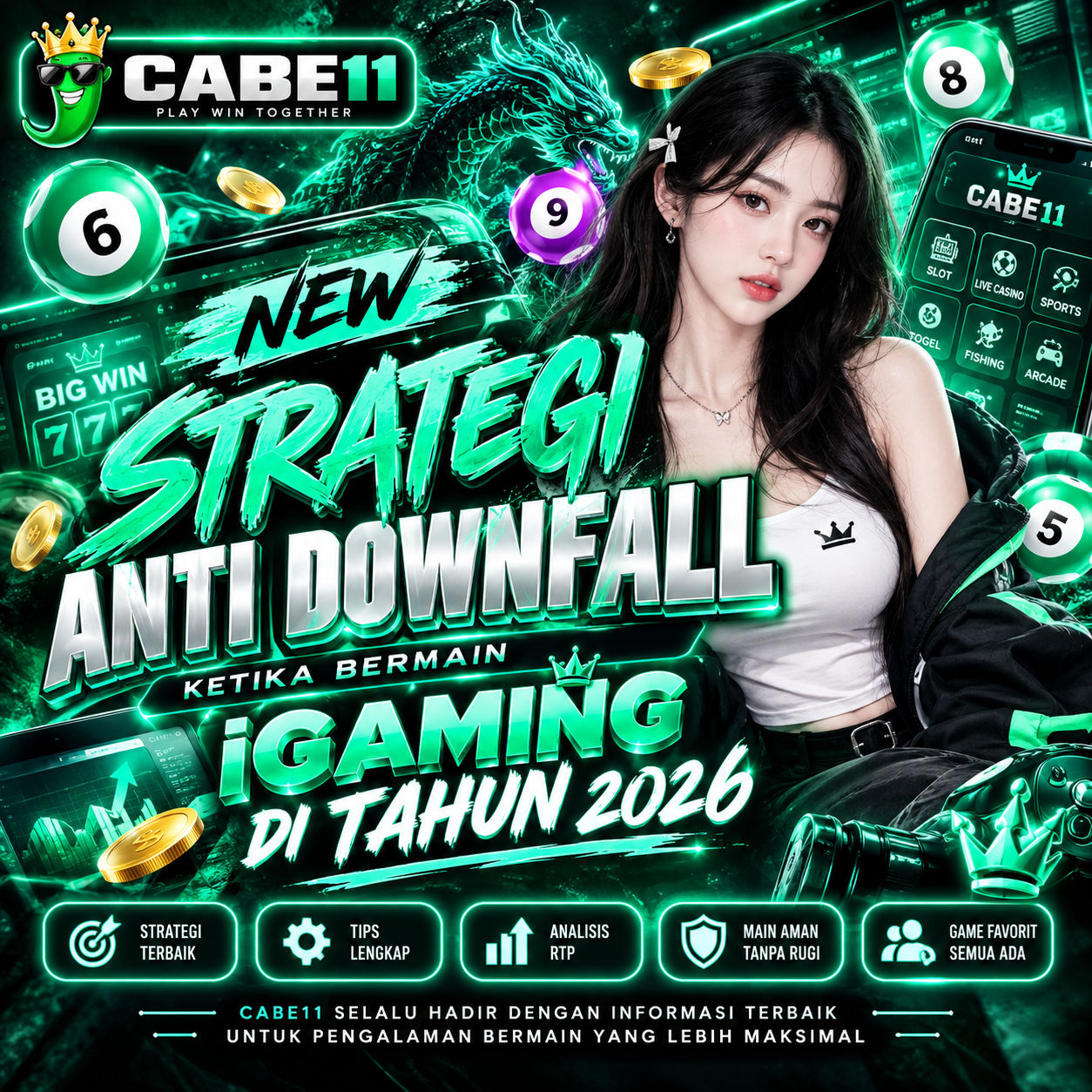 CABE11 🪢 New Strategi Anti Downfall Ketika Bermain iGaming di Tahun 2026