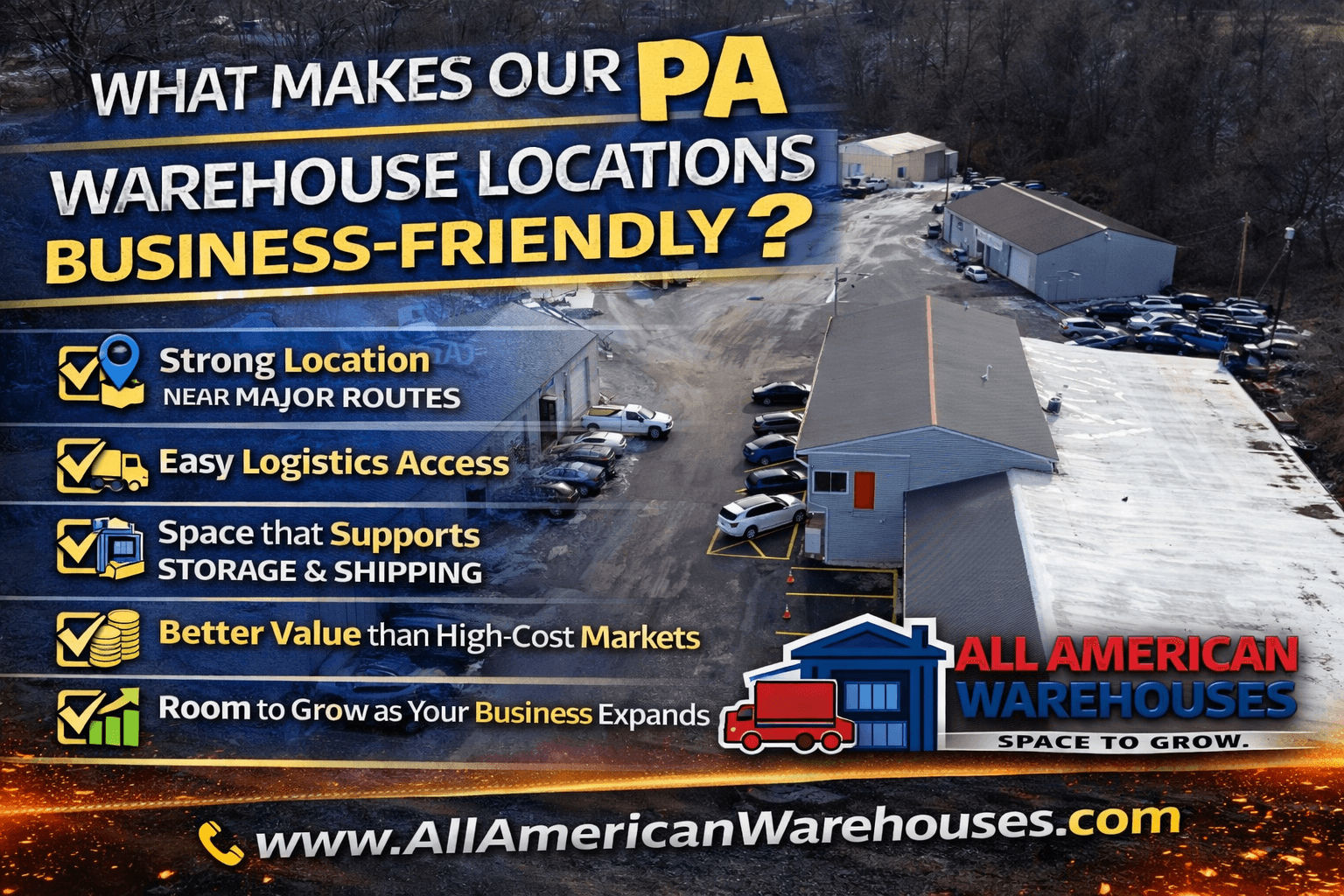 Behind the Scenes: What Makes Our PA Warehouse Locations Business-Friendly