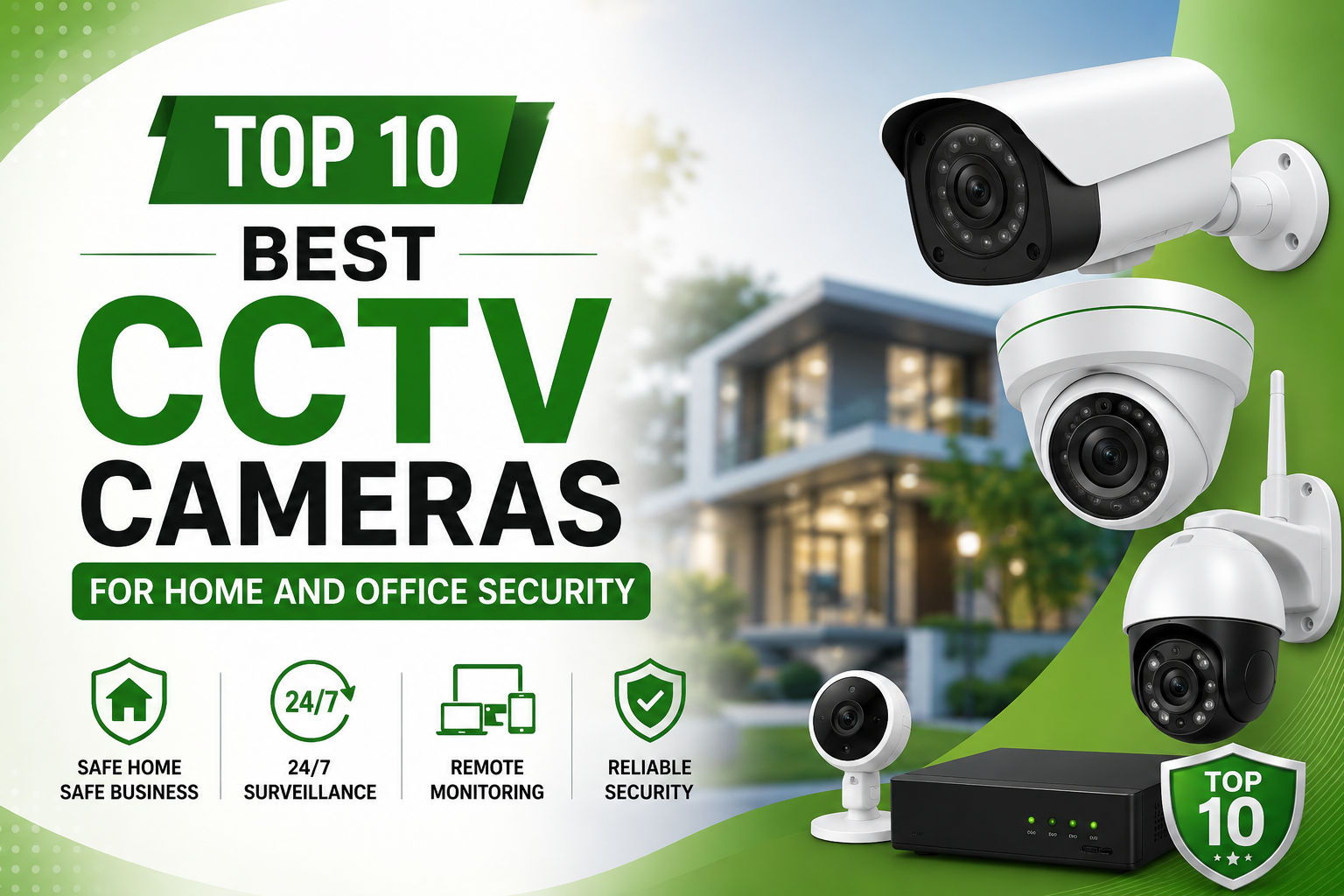 Top 10 Best CCTV Cameras for Home and Office Security