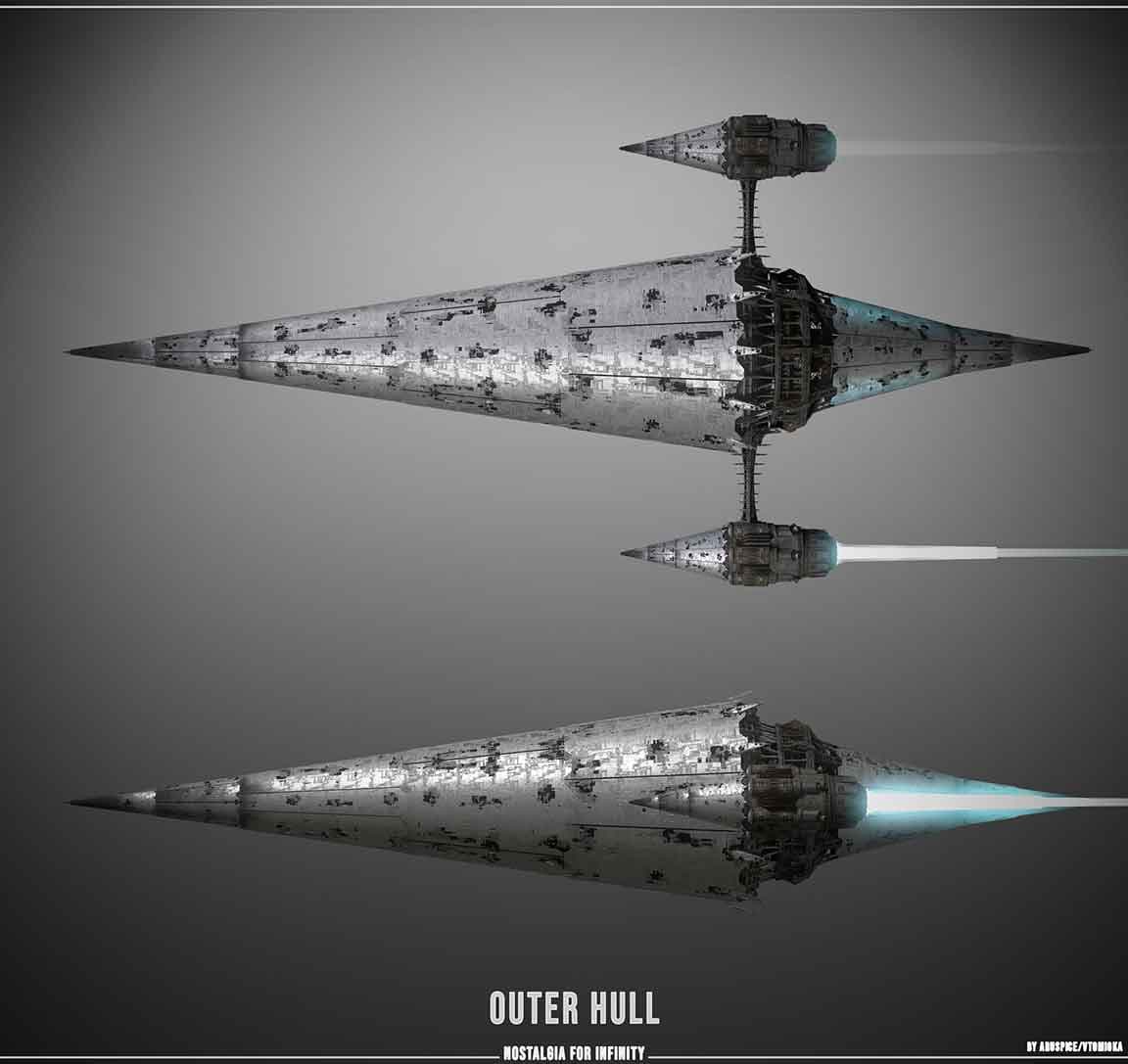 Lighthugger concept art by Victor Tomioka