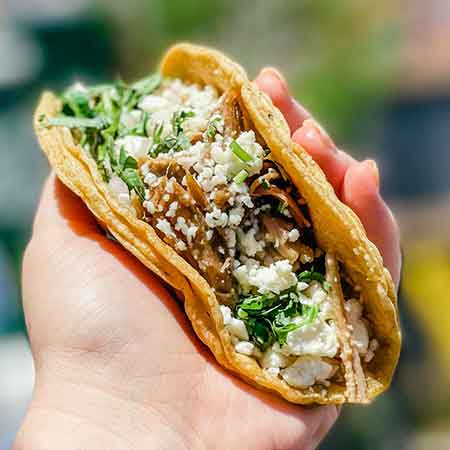 Tacos Mexicanos birria tacos with consommé