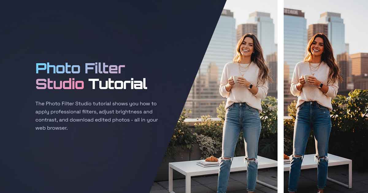 Photo Filter Studio Tutorial: Edit Photos Like a Pro