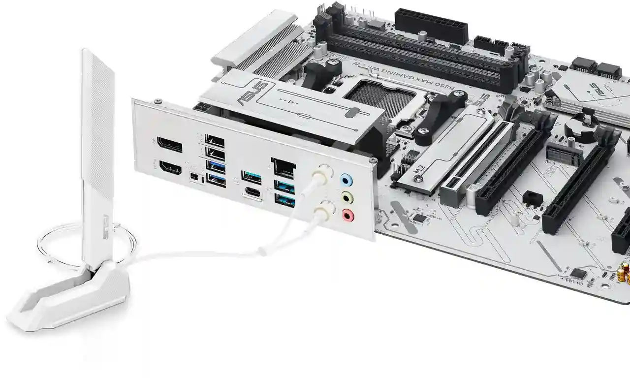 Asusb850 Max Gaming WiFi W AMD Am5 ATX - White