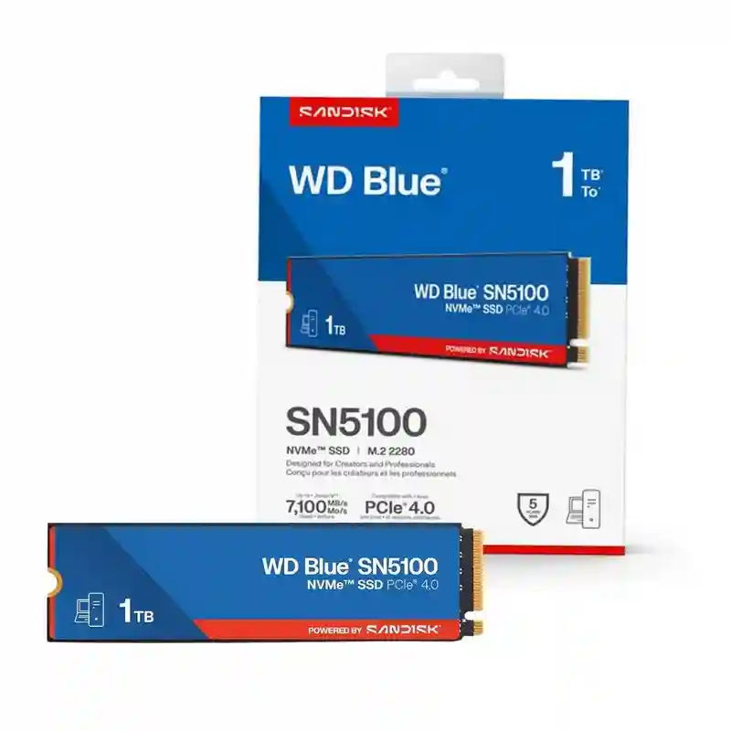 WD Blue SN5100 NVMe SSD 1TB 7100MB