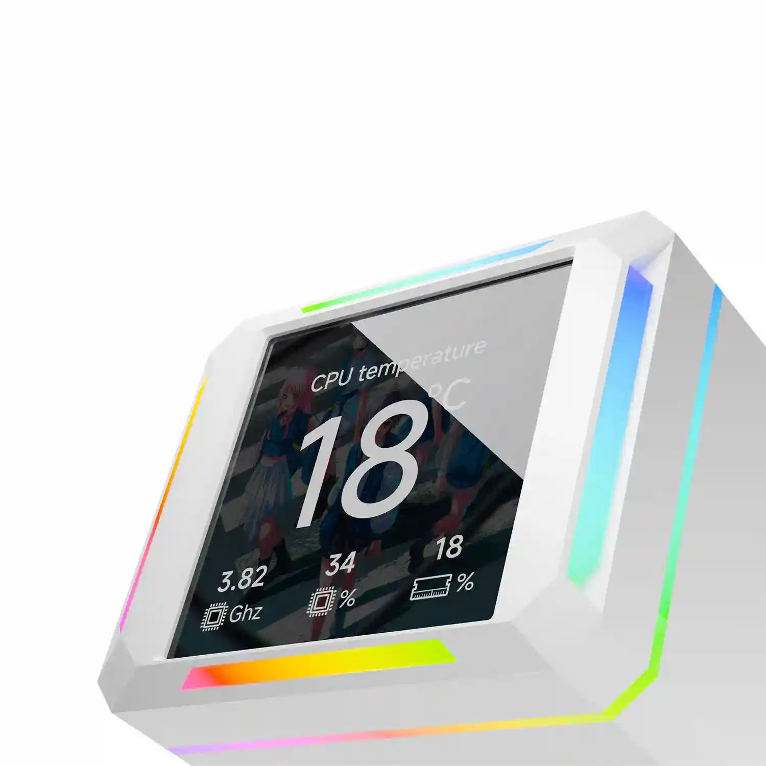 COLER Astroshell V2G 360 Argb Water Cooling CPU Cooler|3 * 120mm PWM Fans with 2000RPM|LCD Digital Display Screen