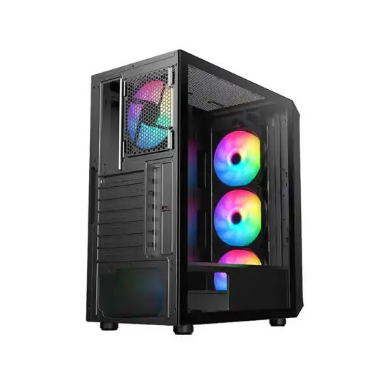 SAMA 205A Tempered Glass ATX Mid Tower Case