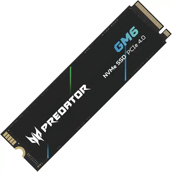 acer Predator GM6 1TB M.2 NVMe PCIe 4.0 SSD - Read Speed up to 7200MB/s