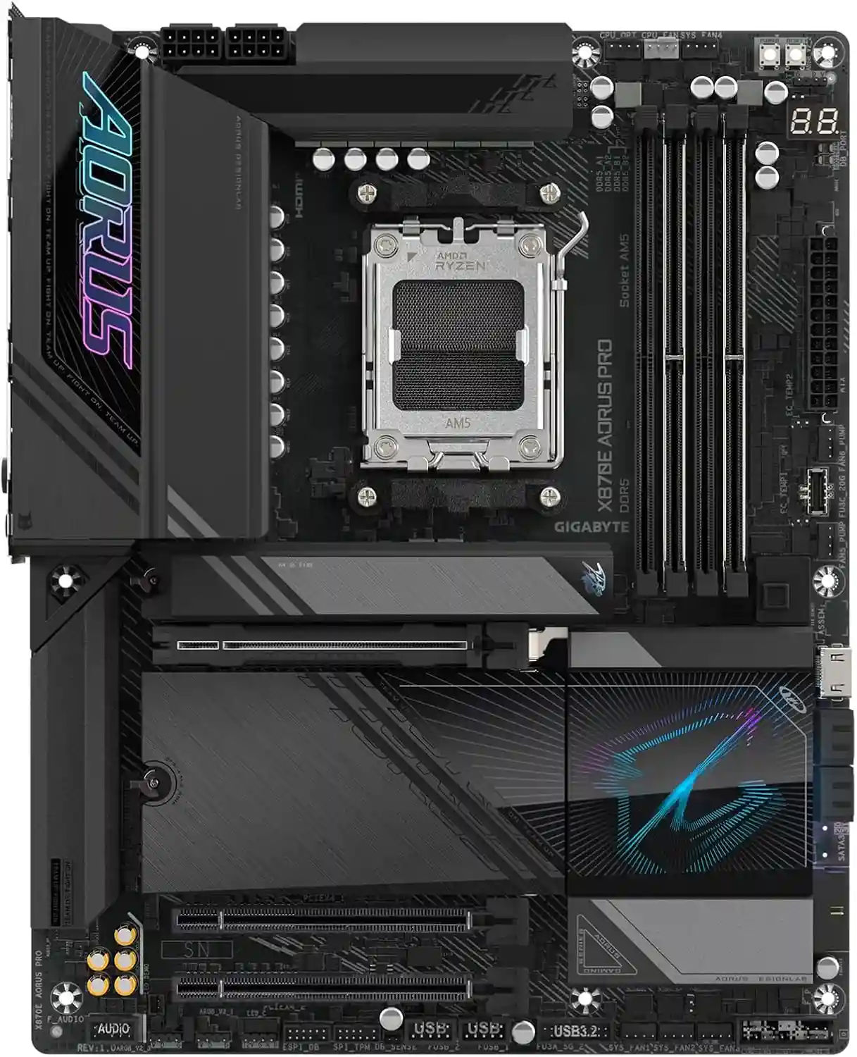 GIGABYTE X870E AORUS PRO AMD AM5 Motherboard, ATX