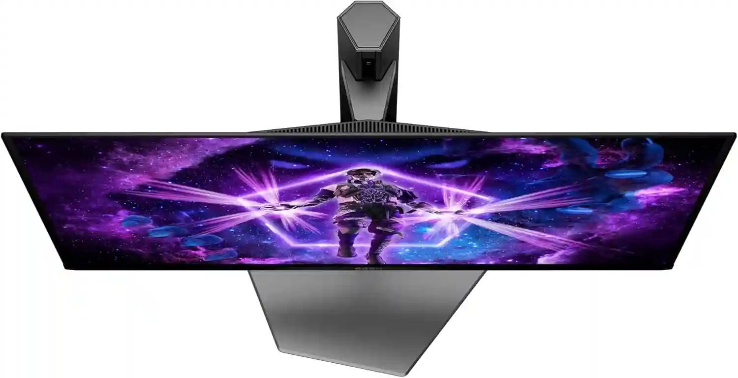 AOC Agon Pro AG326UD - 32 Zoll UHD OLED Gaming Monitor, 165 Hz, 0.03 ms, HDR400, FreeSync Prem. Pro, G-Sync comp. (3840x2160, 2X HDMI 2.1, 1x DP 1.4, USB Hub) schwarz grau