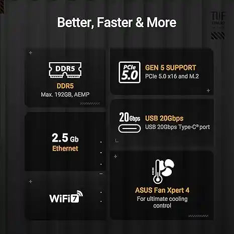 ASUS TUF Gaming B850-PLUS WiFi AMD AM5