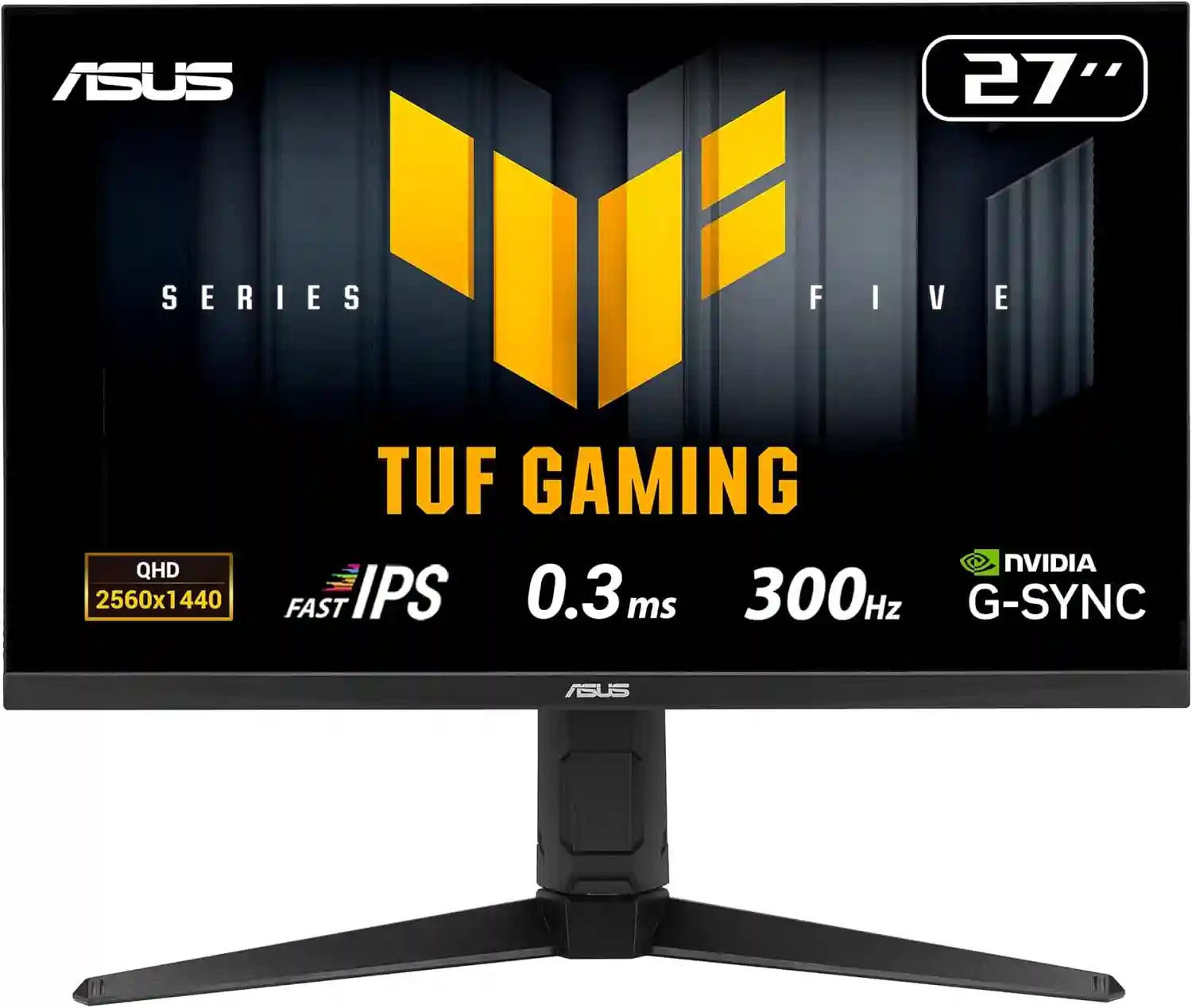 ASUS TUF Gaming Series 5 - VG27AQML5A Gaming Monitor – 27-inch 2k QHD Fast-IPS panel, 300Hz, 0.3ms
