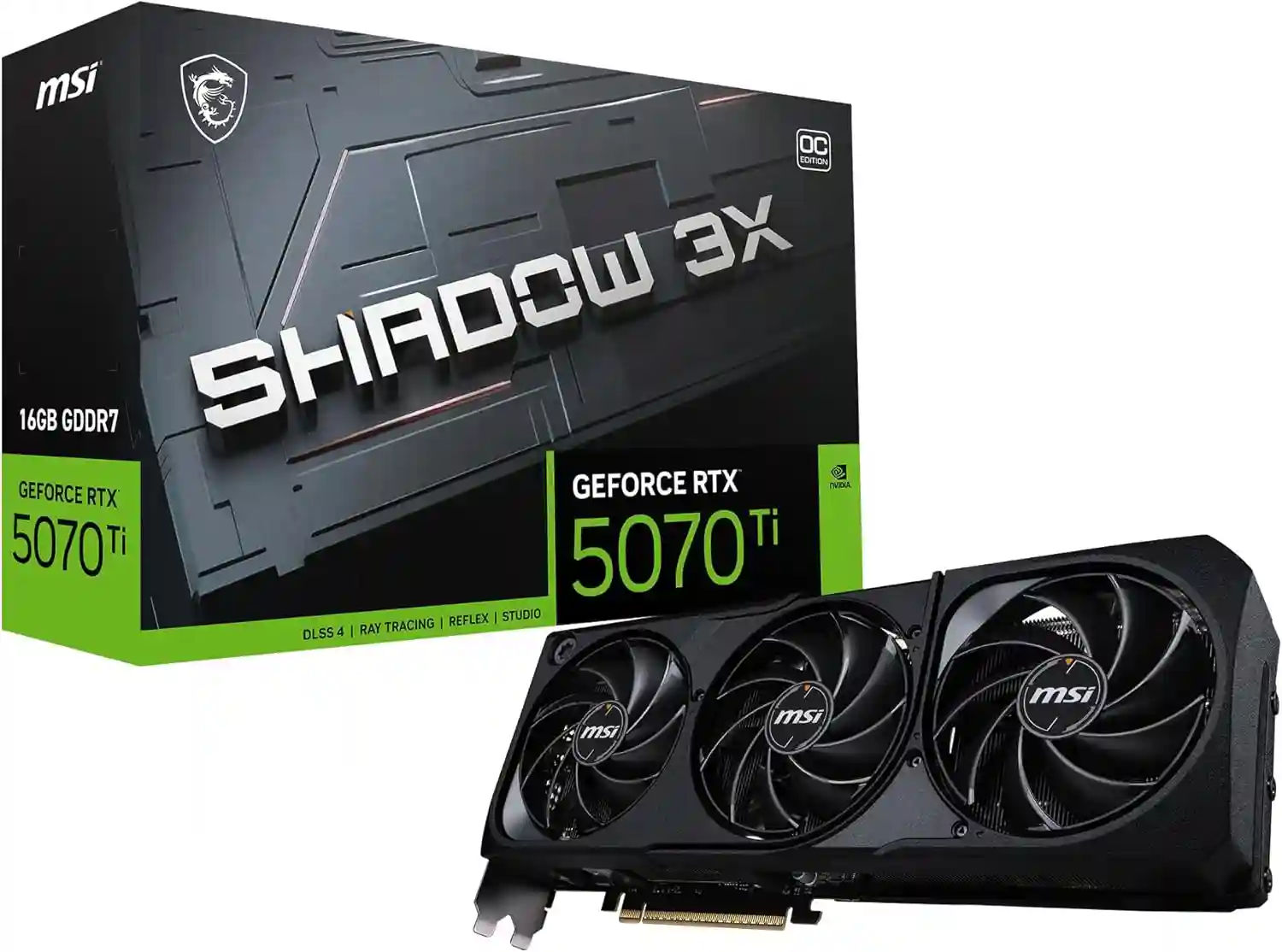 MSI GeForce RTX 5070Ti 16G Shadow 3X OC