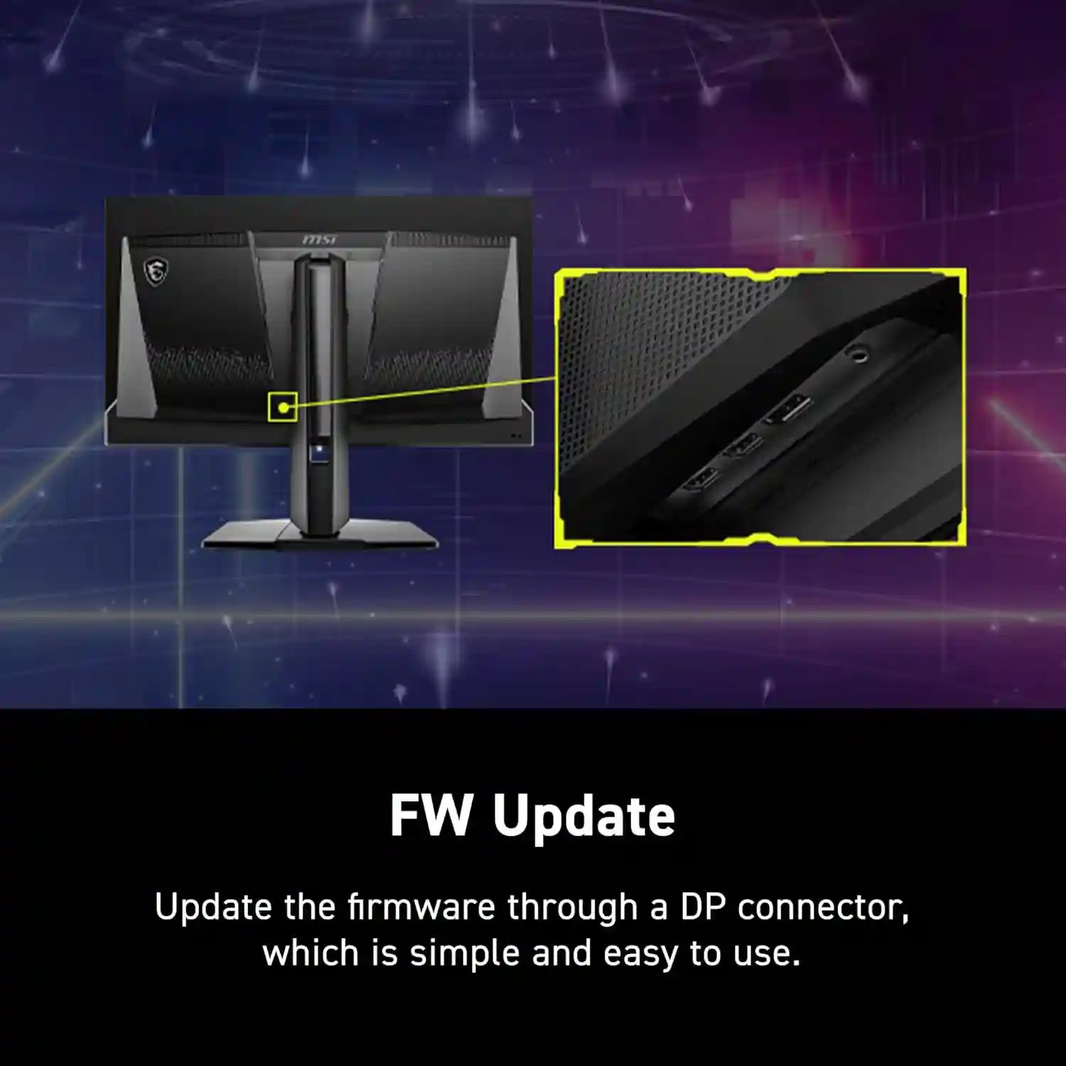 MSI MAG 271QP QD-OLED X24 27-inch 2560 x 1440 (QHD) Gaming Monitor, 240Hz, Adaptive-Sync, HDMI, DisplayPort, VESA Mountable, Tilt, Height Adjustable, Speaker, 0.03ms, Black