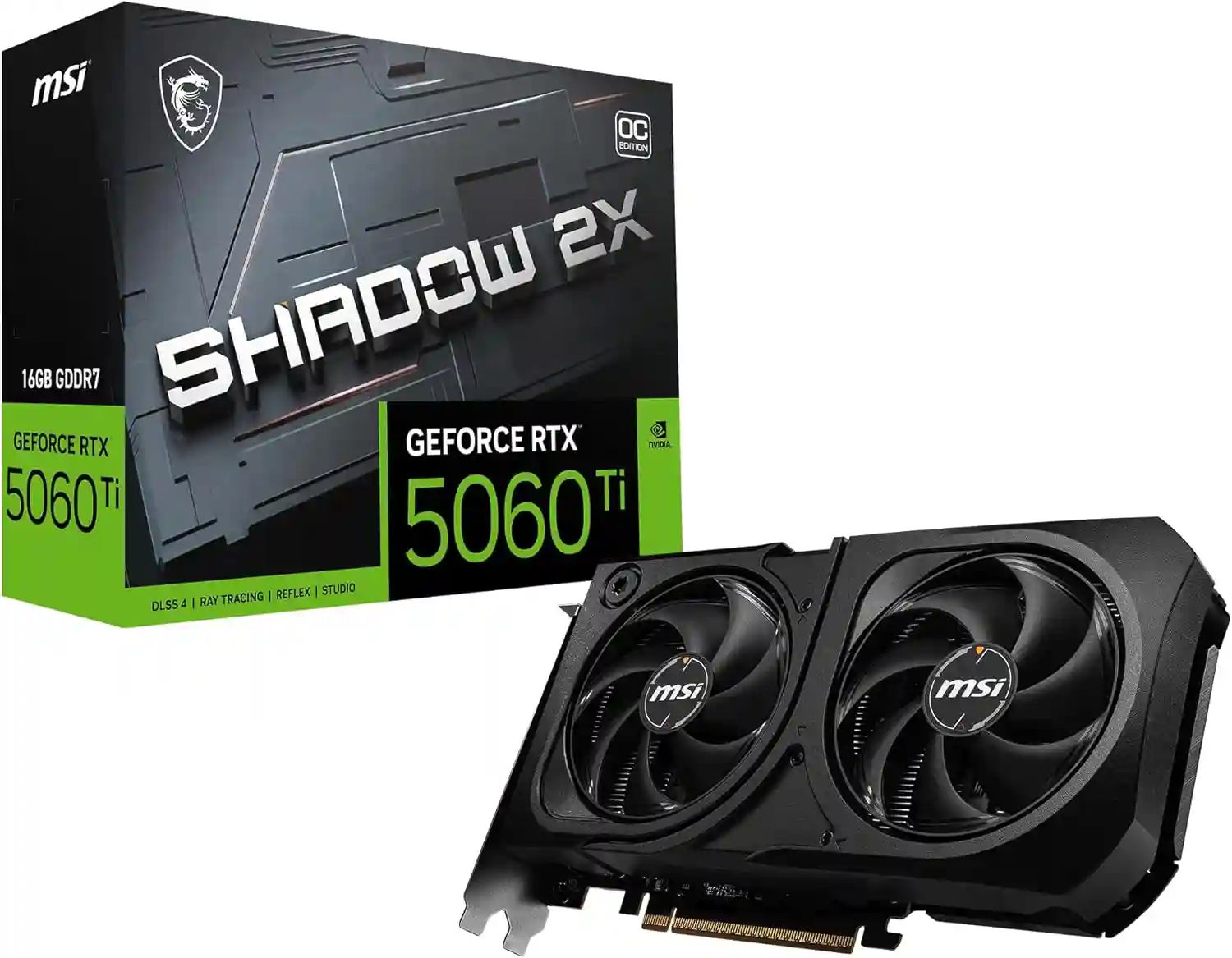 MSI GeForce RTX 5060 Ti 8G Shadow 2X OC