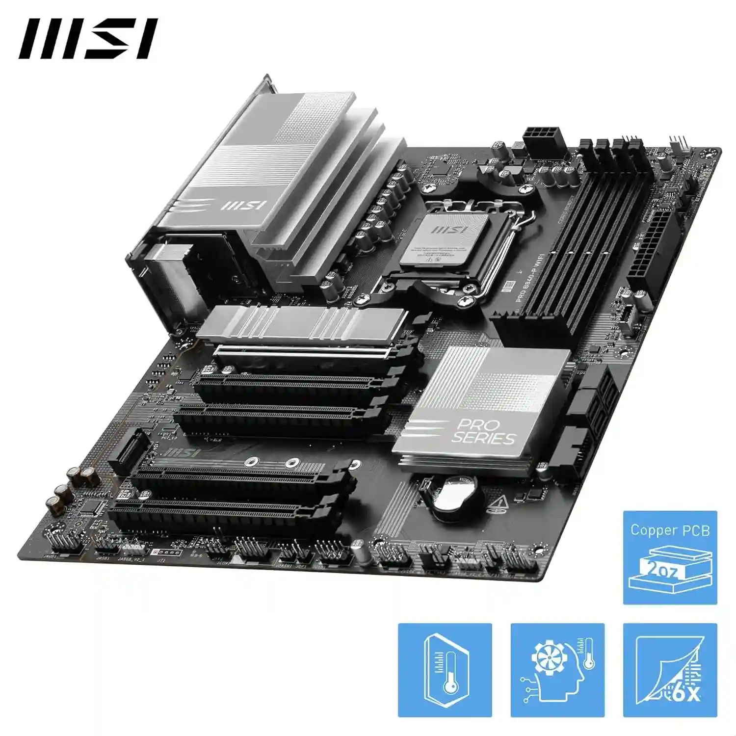 MSI PRO B840-P WiFi Motherboard, ATX