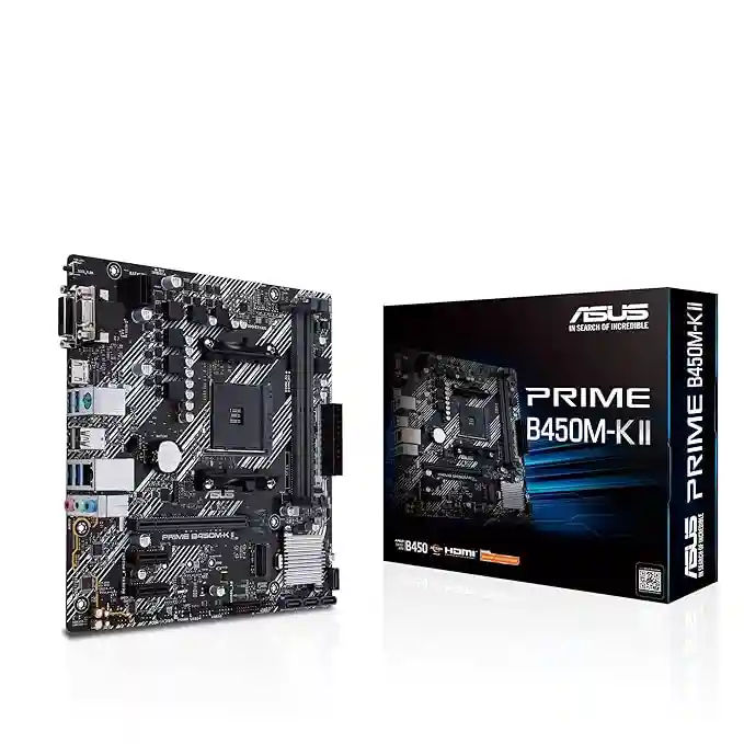 ASUS PRIME B450M-K II AM4 Motherboard
