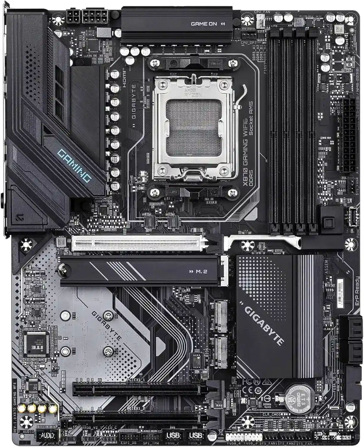 GIGABYTE X870 Gaming WIFI6 AMD AM5 Motherboard, ATX