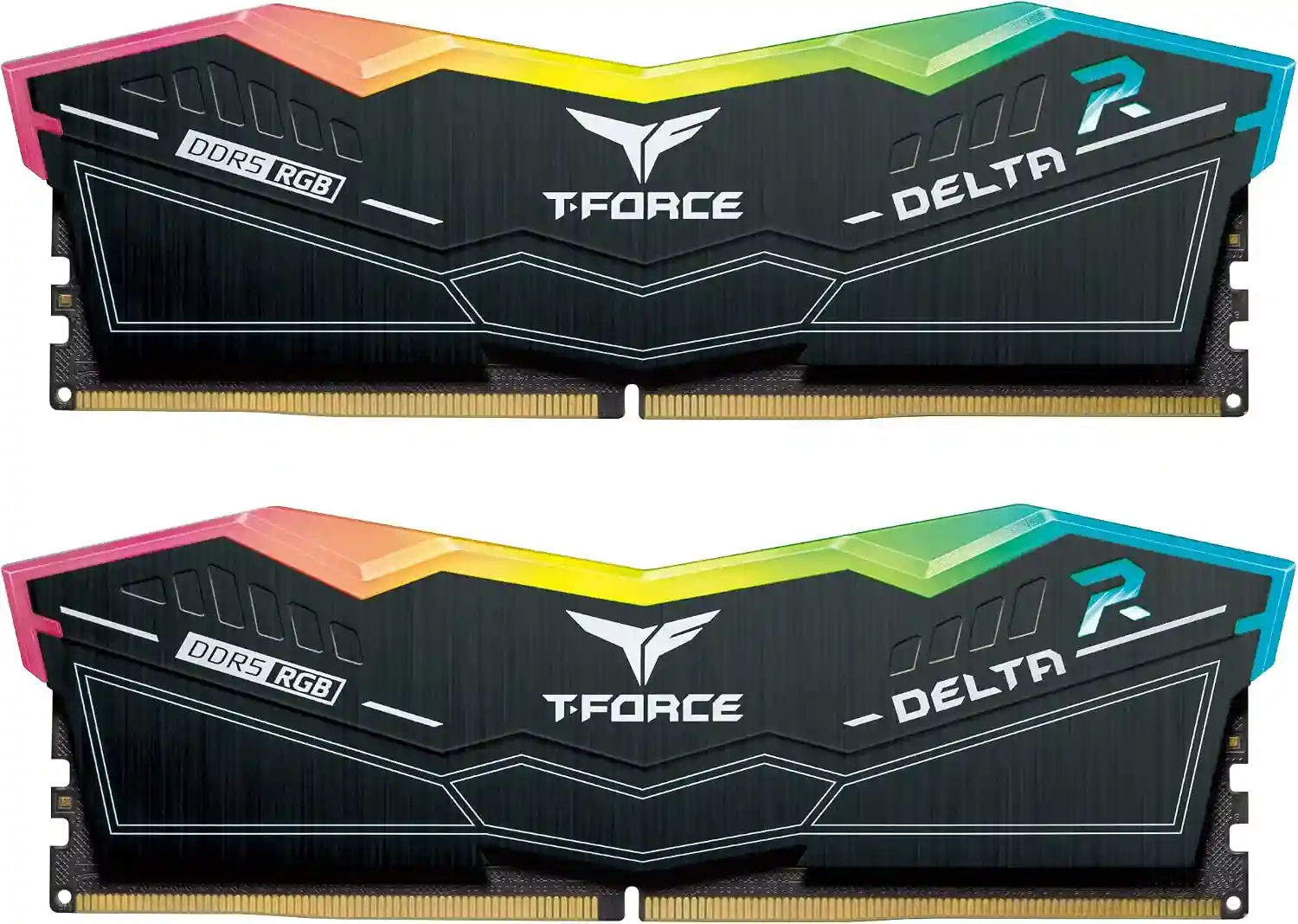 TEAMGROUP T-Force Delta RGB 16GB Kit (2x8) 6000MHz CL38 DDR5 Memory - Black