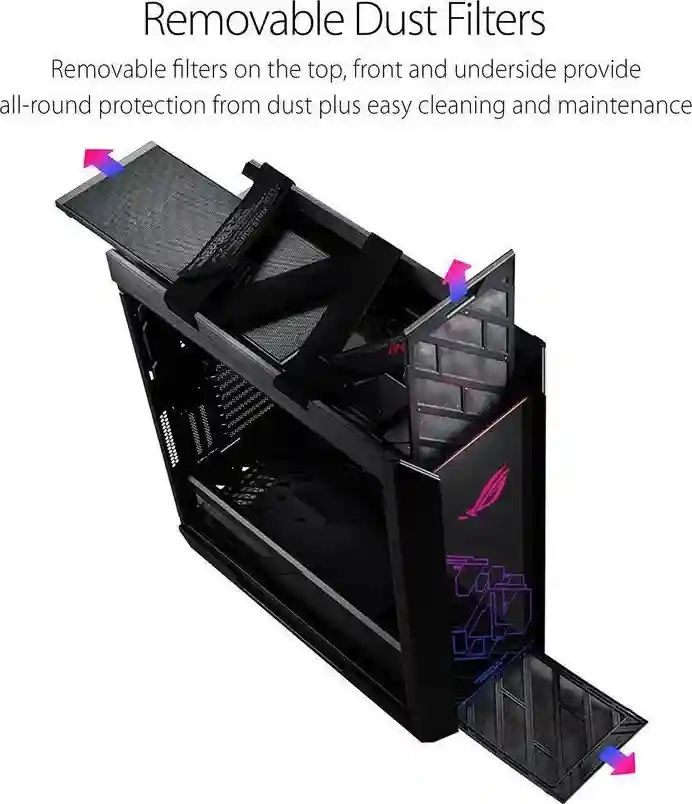 Asus ROG Strix Helios GX601 RGB Mid-Tower Computer CaseAsus ROG Strix Helios GX601 RGB Mid-Tower Computer Case
