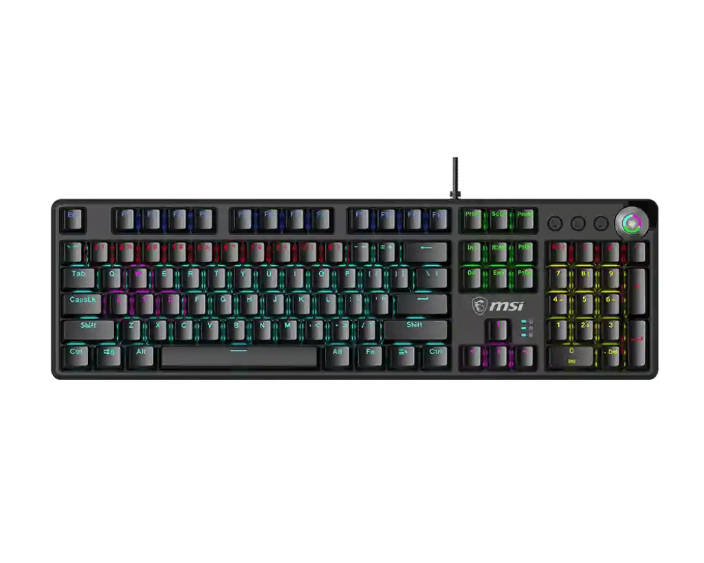 MSI VIGOR GK50z v2 Black (Red Switches)