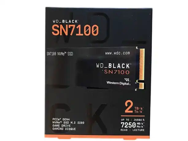 WD_BLACK 2TB SN7100 NVMe Internal Gaming SSD Solid State Drive - Gen4 PCIe, M.2 2280, Up to 7,250 MB/s