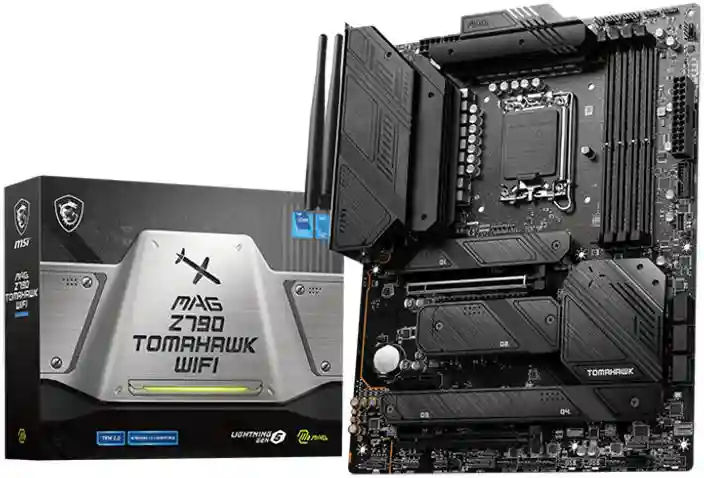 MSI MAG Z790 TOMAHAWK WIFI Motherboard, Intel Z790 Chipset, 4x DDR5 Slots, 192GB Max Memory, Wi-Fi 6E / BT 5.3, 2x PCI-E x16, 4x M.2, 1x HDMI / 1xDP, USB 3.2 / 2.0 / Type-C | 911-7D91-019