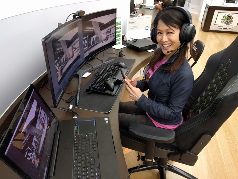 Verena Mei, smiling after her stream.