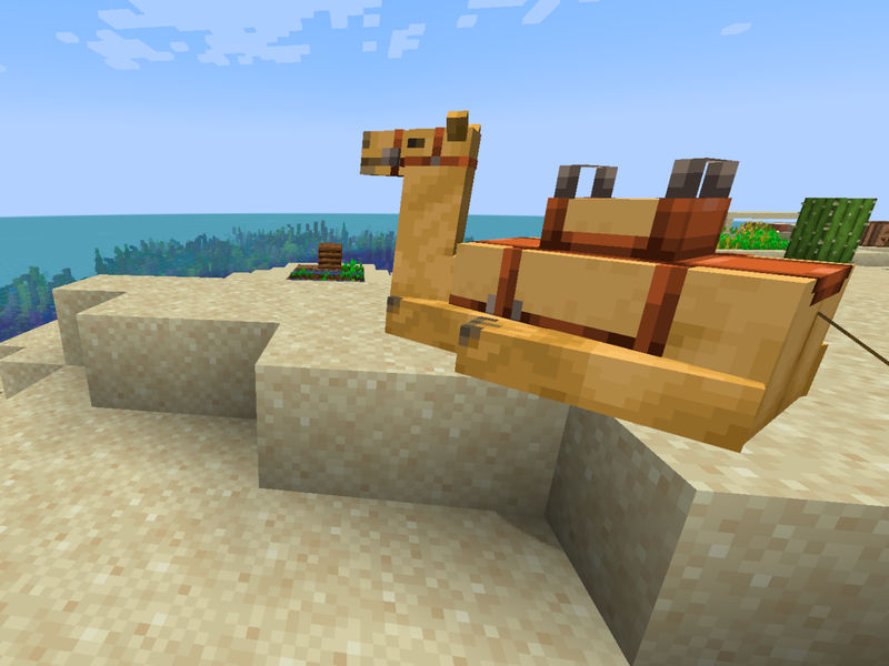 Minecraft camel sitting down