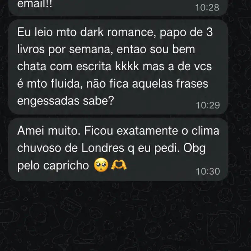 Feedback cliente