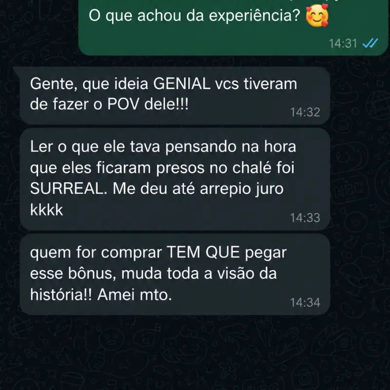Feedback cliente