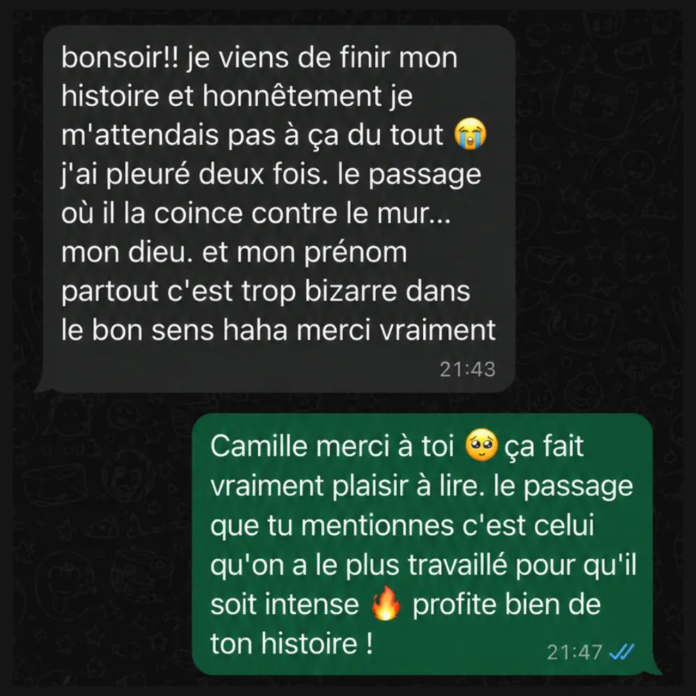 Feedback client WhatsApp