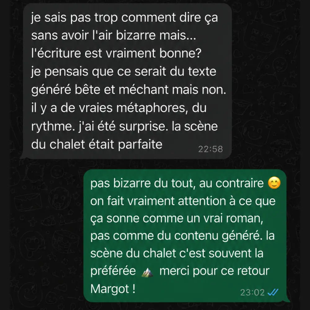 Feedback client WhatsApp