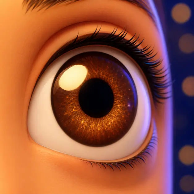 Olhos castanhos