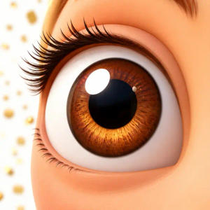 Ojos marrones