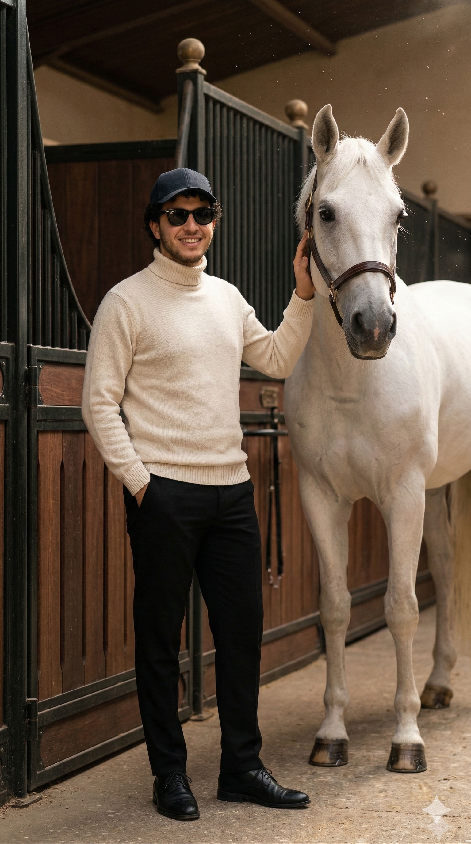 Free Prompt for Ultra-Realistic Luxury Equestrian “Old Money” Stable Photoshoot — Portrait AI art prompt example for Midjourney and Stable Diffusion