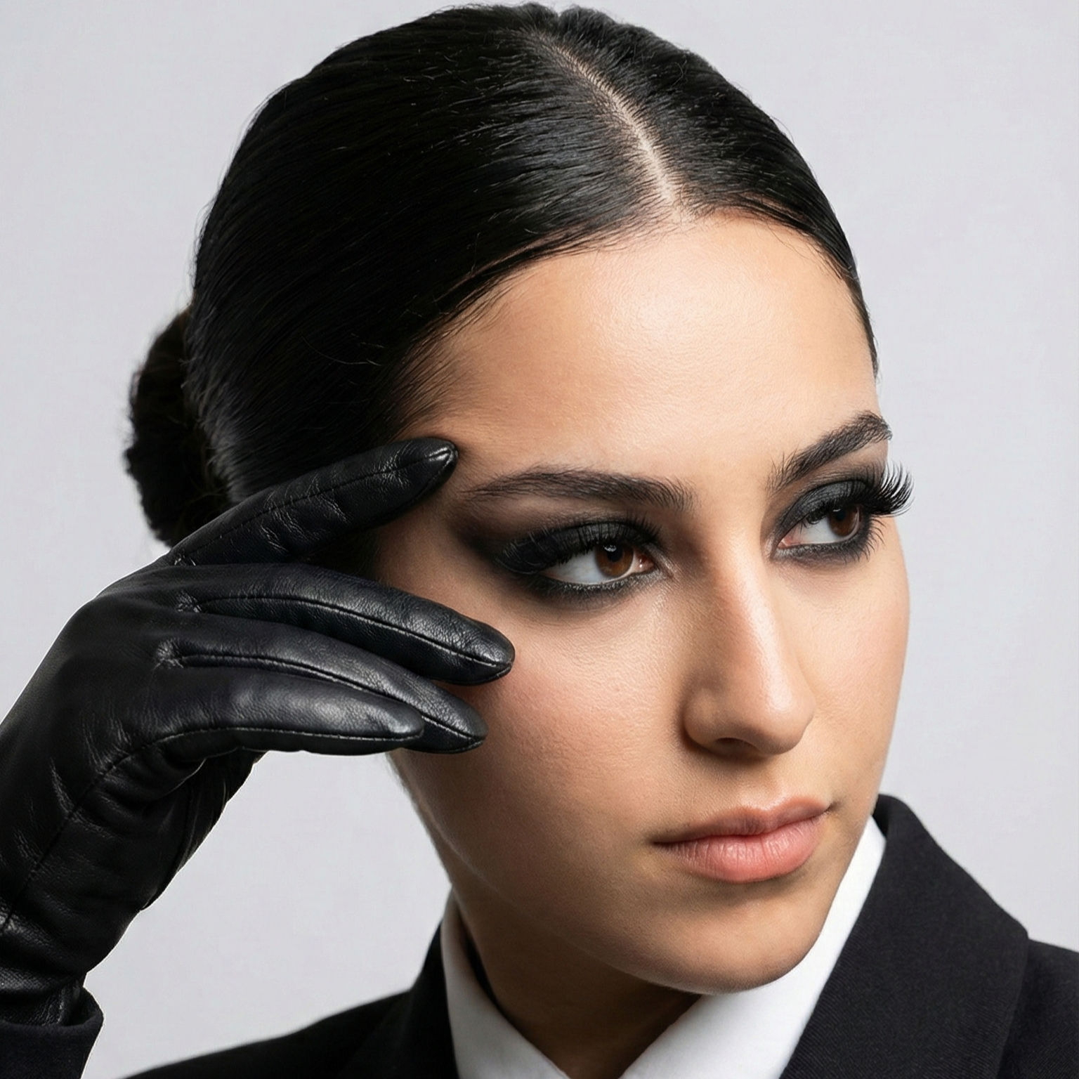 🖤 CorpCore Aesthetic: Free AI Fashion Prompt — Portrait AI art prompt example for Midjourney and Stable Diffusion