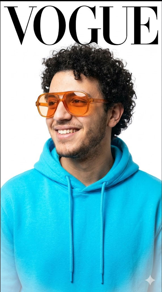 Free Prompt for Minimal Vogue-Style Neon Hoodie Editorial Portrait 📸✨ — Portrait AI art prompt example for Midjourney and Stable Diffusion