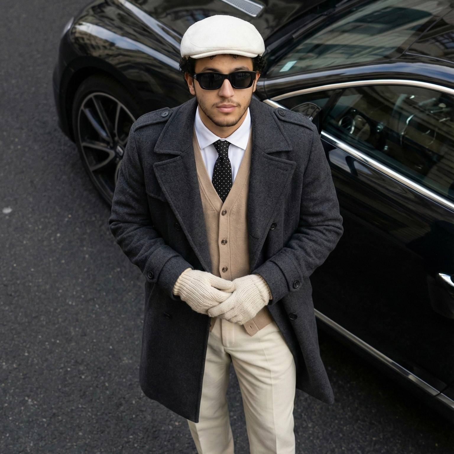 Modern Gentleman Vibe Prompt — Portrait AI art prompt example for Midjourney and Stable Diffusion