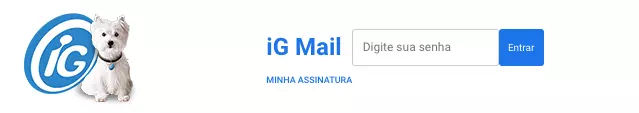Igmail Entrar Senha Campo de senha do Igmail