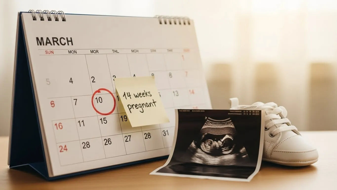 14 weeks pregnant in months