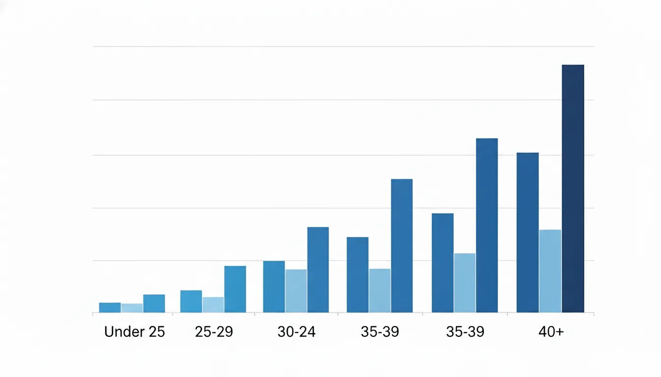 average time to get pregnant by age